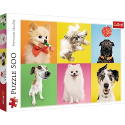 Puzzle 500 pcs. Dogs Trefl 37378