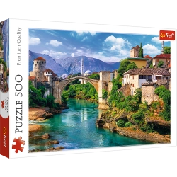 Puzzle 500 pcs. Old Bridge in Mostar, Bosnia and Herzegovina Trefl 37333