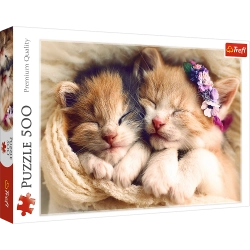 Puzzle 500 pcs. Sleeping kittens Trefl 37271