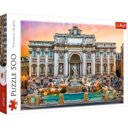 Puzzle 500 pcs. Trevi Fountain, Rome Trefl 37292