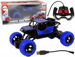 Radiovadāmā mašīna ar pulti Terrain Car Blue