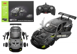 Радиоуправляемая машина конструктор на пульте Porsche 911 GT2 Gray 68 шт.