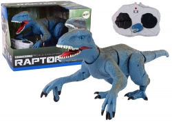 Radiovadāms dinozaurs ar pulti Velociraptor Blue