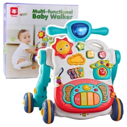 Ride-on Pusher Interactive Educational Table Panel 3in1 Blue