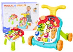 Walker Pushchair Educational Table 2in1 Interactive Light and Sound
