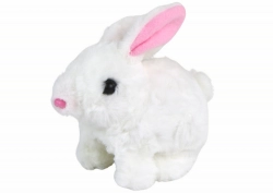 Walking Bunny Interactive Toy Short Hair White