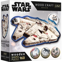Wooden puzzle Star Wars 160 pcs Millennium Falcon Trefl 20189