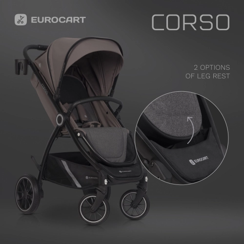 Euro-Cart Corso Taupe Pastaigu rati