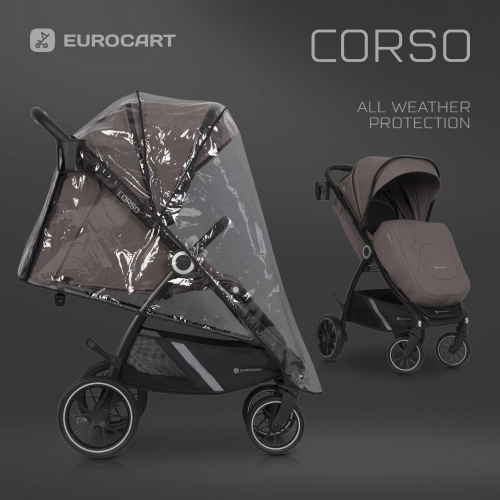 Euro-Cart Corso Taupe Pastaigu rati