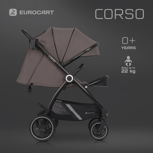 Euro-Cart Corso Taupe Pastaigu rati