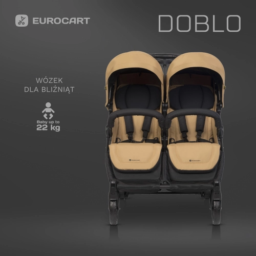 Euro-Cart Doblo Camel Dvīņu rati