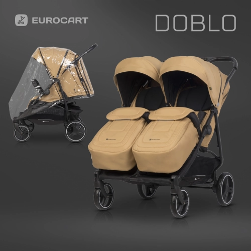 Euro-Cart Doblo Camel Dvīņu rati