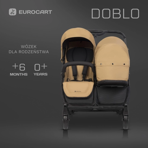 Euro-Cart Doblo Camel Dvīņu rati