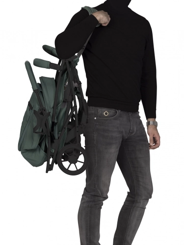 Wózek dziecięcy Euro-Cart Volt Black Edition Fossil