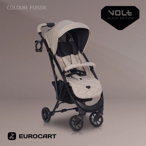 Wózek dziecięcy Euro-Cart Volt Black Edition Fossil
