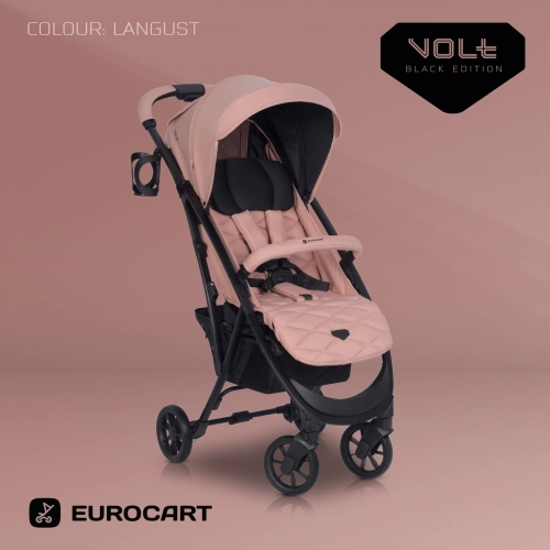 Wózek dziecięcy Euro-Cart Volt Black Edition Langust