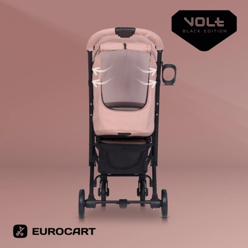 Wózek dziecięcy Euro-Cart Volt Black Edition Langust
