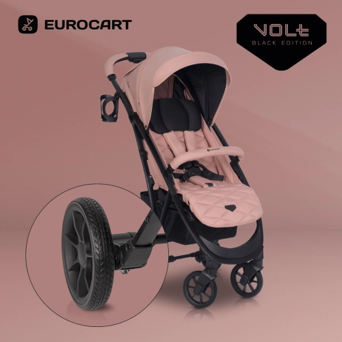 Wózek dziecięcy Euro-Cart Volt Black Edition Langust