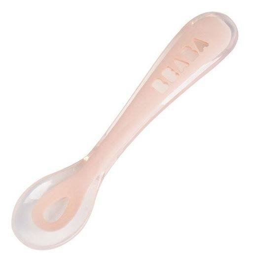Beaba Łyżeczka Silikonowa 8m+ Pink