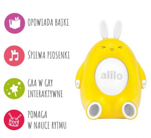 Alilo Króliczek Happy Bunny P1 Różowy