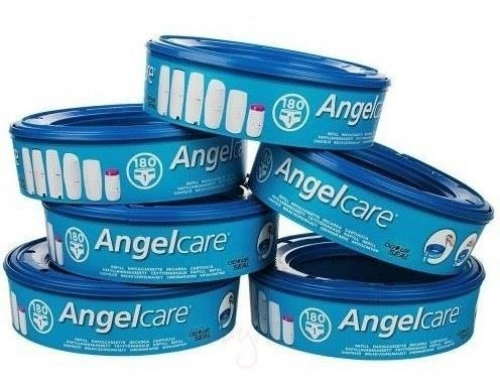 Angelcare Wkłady Do Pojemnika Na Pieluchy Zestaw 6 Sztuk