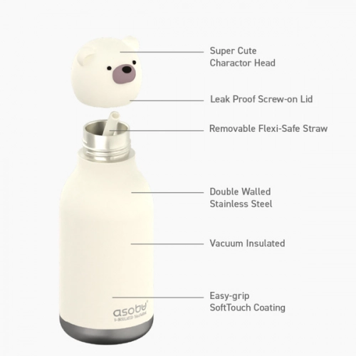 Asobu Bestie Butelka Termiczna Bear 460 ml