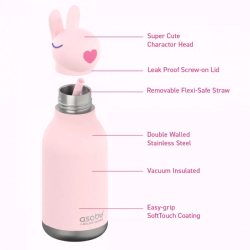 Asobu Bestie Butelka Termiczna Bunny 460 ml