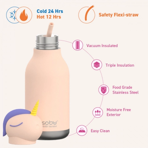 Asobu Bestie Butelka Termiczna Unicorn 460 ml