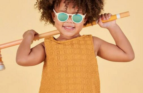 Babiators Keyhole O-KEY014-M Blue Mirrored Lenses Rozmiar 3-5+ Sweet Cream