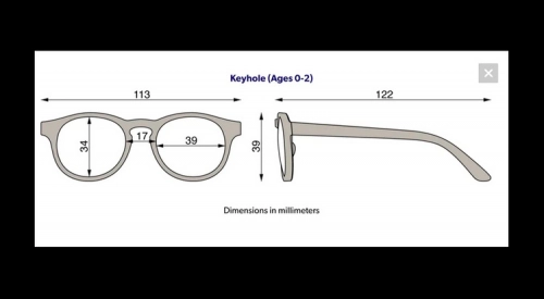 Babiators Keyhole Smoke Lenses O-KEY002-L Rozmiar 6+ Ballerina Pink