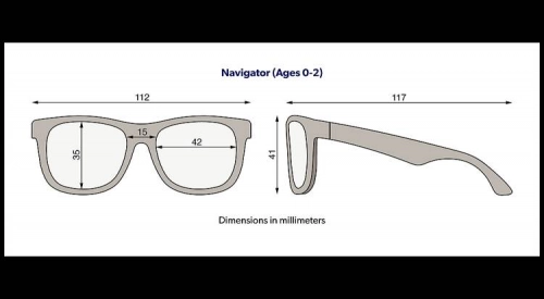 Babiators Navigator Dock & Bay Smoke Lenses DNB-NAV-001-S Rozmiar 0-2+ Squiggle Face