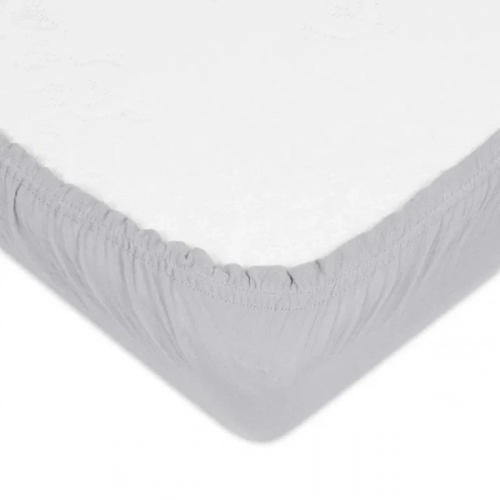 Baby Matex Prześcieradło z Gumką 60x120 Muślin Szare