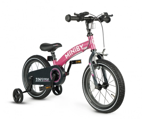 Balansa ritenis Qplay Miniby 14 collas Rosa