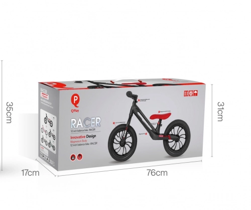 Balansa ritenis Qplay Racer Black/Red