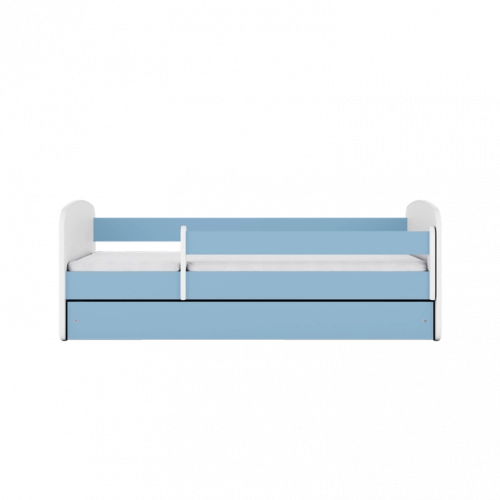 Bed babydreams blue without pattern with drawer with mattress 180/80