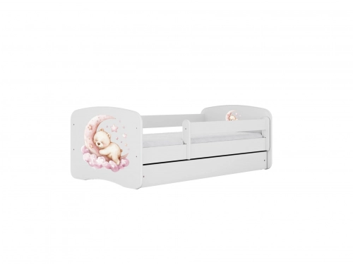 Bed babydreams green dream with drawer with mattress 140/70