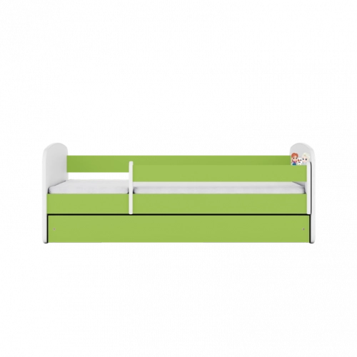 Bed babydreams green frozen land without drawer with mattress 180/80