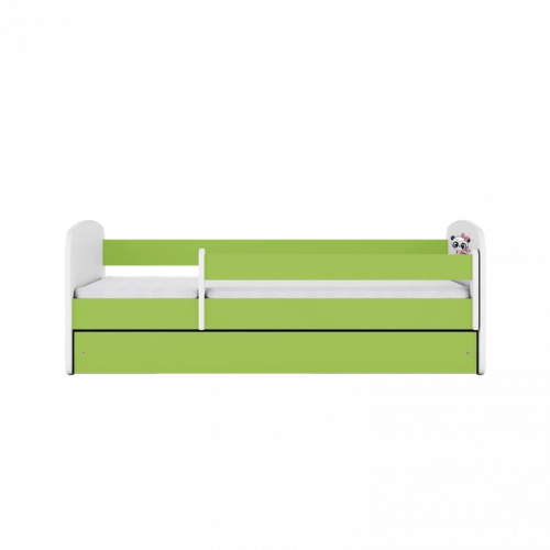 Bed babydreams green panda with drawer with mattress 140/70