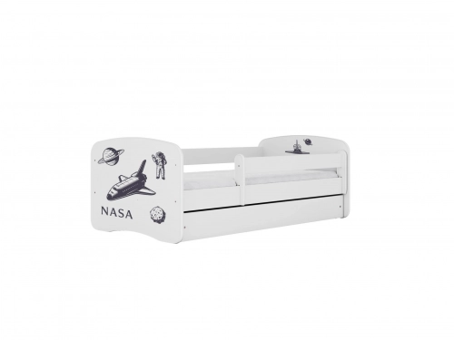Bed babydreams pink nasa with drawer with mattress 140/70