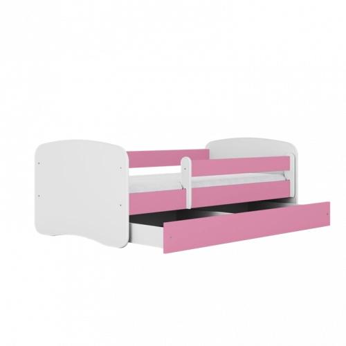 Bed babydreams pink without pattern with drawer with mattress 160/80