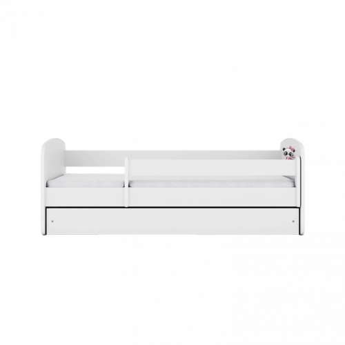 Bed babydreams white panda with drawer with mattress 180/80