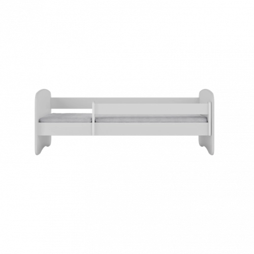 Bed babydreams white raccoon without drawer with mattress 140/70