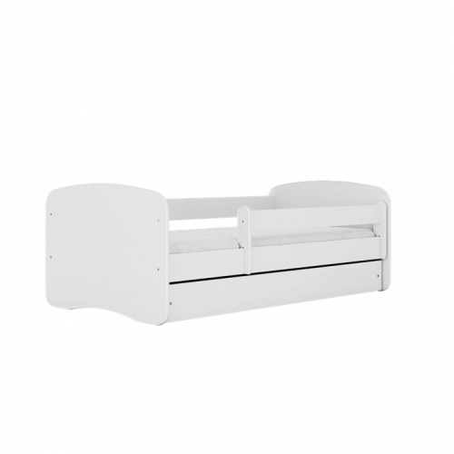 Bed babydreams white without pattern without drawer with mattress 160/80