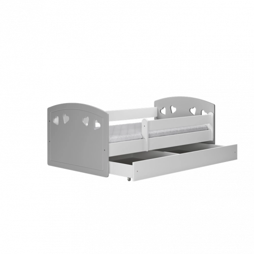 Bed Julia mix grey without drawer with mattress 140/80