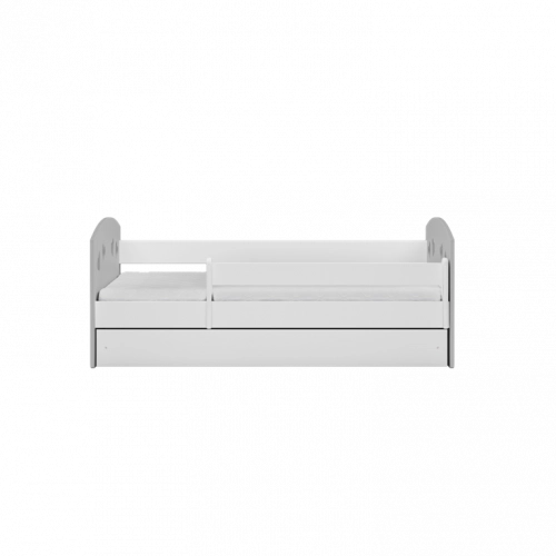 Bed Julia mix grey without drawer with mattress 140/80