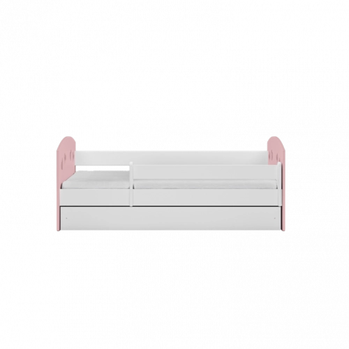 Bed Julia mix pale pink without drawer with mattress 140/80