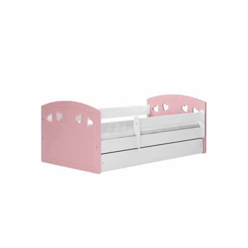 Bed Julia mix pale pink without drawer with mattress 180/80