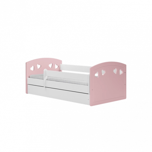 Bed Julia mix pale pink without drawer with mattress 180/80