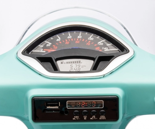 Детский электромотоцикл Vespa GTS Super Mint