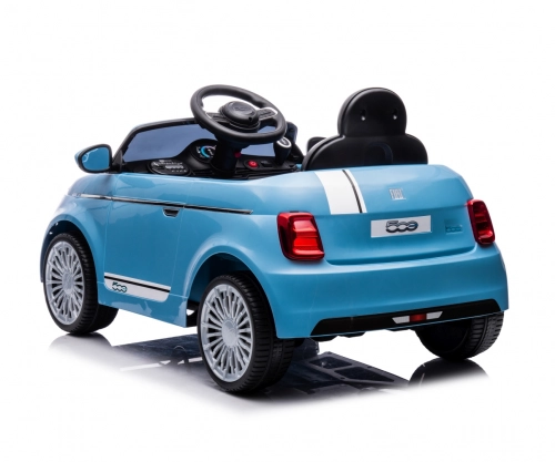 Bērnu elektroauto Fiat 500e Blue
